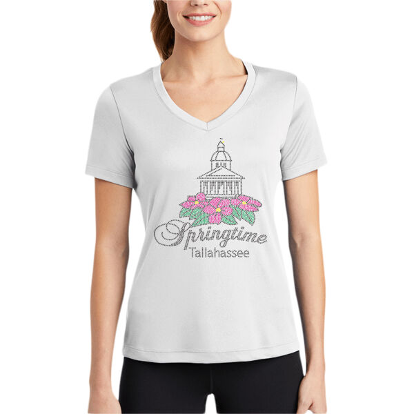 Light-Polyester V-neck Classic Bling Thumbnail