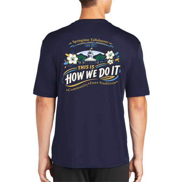 Sport-Tek Poly T-shirt Navy Thumbnail