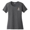 Ladies PosiCharge ® Tri Blend Wicking Scoop Neck Raglan Tee Thumbnail